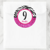 赤ちゃん月別ステッカー ラウンドシール (バッグ)