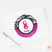 赤ちゃん月別ステッカー ラウンドシール (封筒)