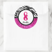 赤ちゃん月別ステッカー ラウンドシール (バッグ)