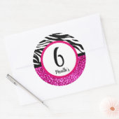 赤ちゃん月別ステッカー ラウンドシール (封筒)