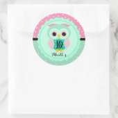 赤ちゃん月齢ステッカー ラウンドシール (バッグ)