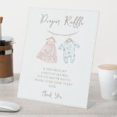 赤ちゃん服ジェンダーおむつラッフルサインを明らかにする 台座サイン (インサイチュ)