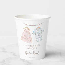 赤ちゃん服ジェンダーが紙カップを明かす 紙コップ