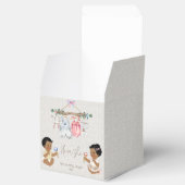 赤ちゃん服ジェンダー明らかにアイボリーピンクブルー フェイバーボックス (オープン)