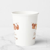 赤ちゃん服ベビーシャワー 紙コップ (右)