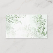 赤ちゃん服ボホグリーンどのように大きいママの腹 エンクロージャーカード (裏面)