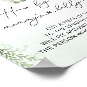 赤ちゃん服Bohoニュートラルどのように大きいママの腹 ポスター (角)