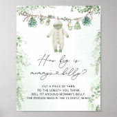 赤ちゃん服Bohoニュートラルどのように大きいママの腹 ポスター (正面)