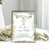 赤ちゃん服Bohoニュートラルどのように大きいママの腹 ポスター