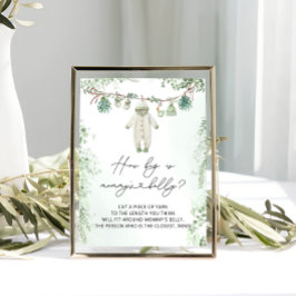 赤ちゃん服Bohoニュートラルどのように大きいママの腹 ポスター