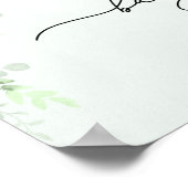 赤ちゃん服Boho Eucalyptus赤ちゃんシャワーへようこそ ポスター (角)