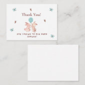 赤ちゃん来シャワーありがとう ノートカード (正面/裏面)