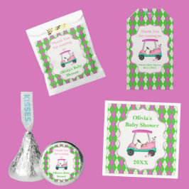 赤ちゃん歓迎！ゴルフカートでベビーシャワーにお呼ばれ 招待状