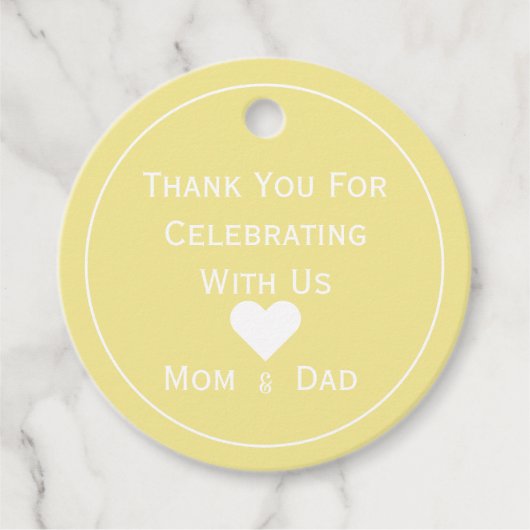 赤ちゃん淡い色ののシャワー フェイバータグ (正面)