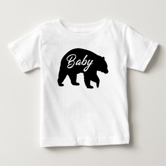 赤ちゃん熊 ベビーTシャツ (正面)