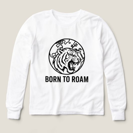 赤ちゃん用トラTシャツ (デザイン正面)