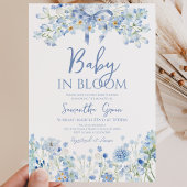 赤ちゃん男の子の到来のお祝いに Baby Shower 招待状