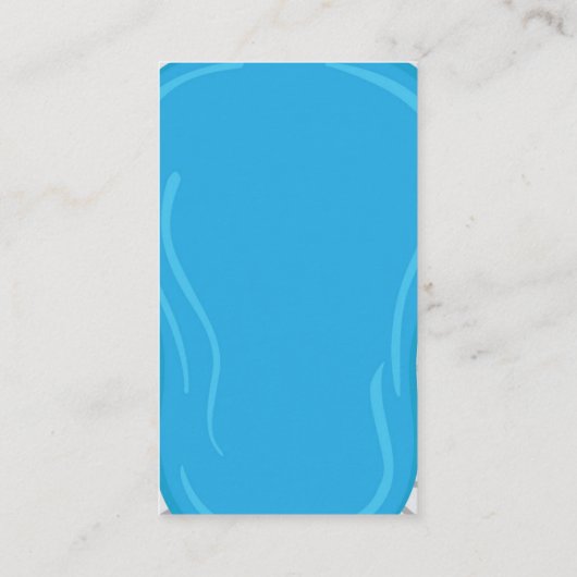 赤ちゃん男女兼用シャワー用プールパーティーブック エンクロージャーカード (裏面)