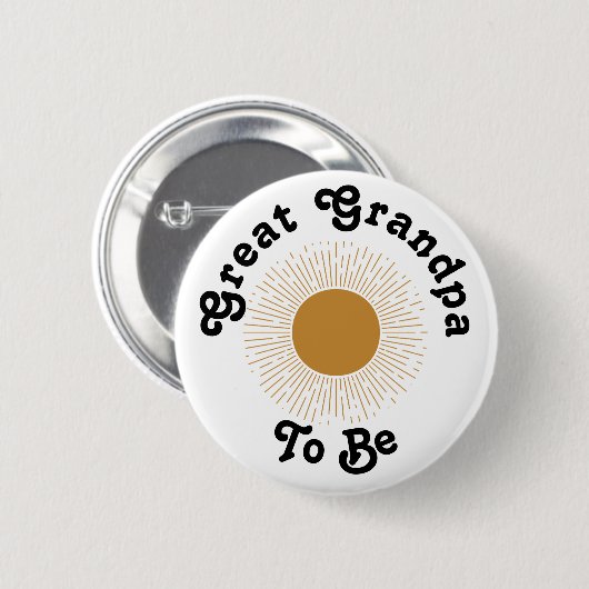 赤ちゃん素晴らしシャワーおじいちゃん来ここの息子 缶バッジ (正面&裏面)