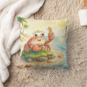 赤ちゃん蟹座の幼児用枕 クッション (ブランケット)