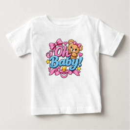赤ちゃん誕生おめでとうデザイン ベビーTシャツ