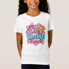 赤ちゃん誕生おめでとうデザイン Tシャツ