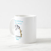 赤ちゃん誕生おめでとう コーヒーマグカップ (正面左)
