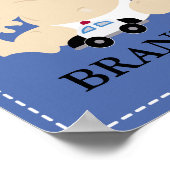 赤ちゃん警察官の保育園 アートプリント ギフト ポスター (角)