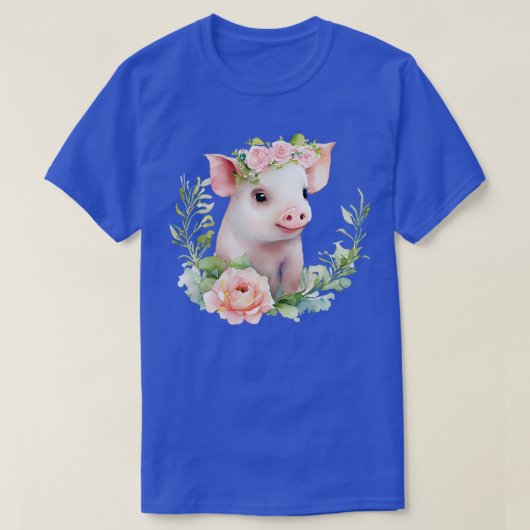 赤ちゃん豚 Tシャツ (デザイン正面)