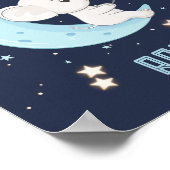 赤ちゃん象が星を釣る4つ星ポスター ポスター (角)