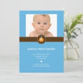 赤ちゃん象の写真 出生発表 案内状 (スタンド正面)