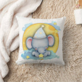赤ちゃん象の眠る時間 クッション (ブランケット)