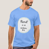 赤ちゃん象の誕生日親のTシャツ Tシャツ (正面)