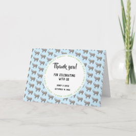 赤ちゃん象 サンキューカード