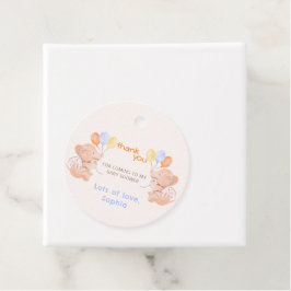 赤ちゃん象 感謝の気持ちのタグ フェイバータグ