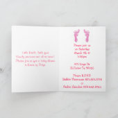 赤ちゃん足 招待状 (内部)