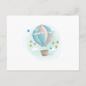 赤ちゃん遠くにシャワーベビー インビテーションポストカード (裏面)