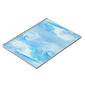 赤ちゃん青い波 ノートブック (左側)