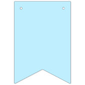 赤ちゃん青からキャンディフロスピンクのグラデーション バンティングフラッグ (第1の旗)