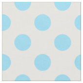 赤ちゃん青と白の水玉模様 ファブリック (クローズアップ)