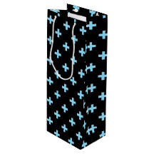 赤ちゃん青のポルカが黒に交差