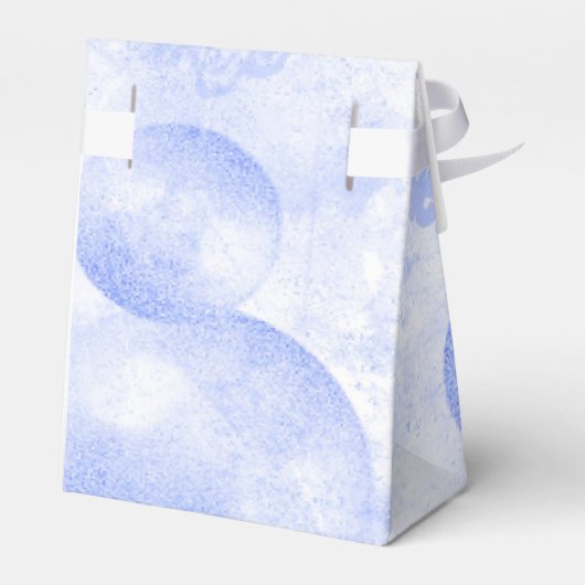 赤ちゃん青の蝶とバルーンの好意ボックス フェイバーボックス (裏面サイド)