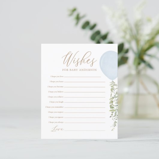 赤ちゃん青バルーン赤ちゃんシャワーゲームのご希望 (スタンド正面)