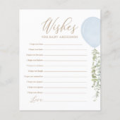 赤ちゃん青バルーン赤ちゃんシャワーゲームのご希望 (正面)