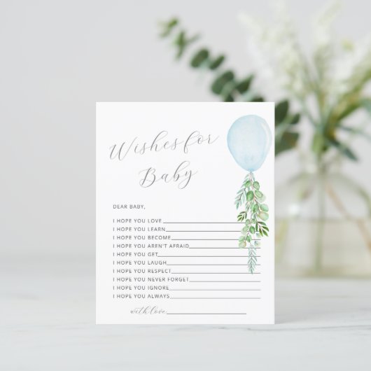 赤ちゃん青バルーン赤ちゃんシャワーゲームのご希望 (スタンド正面)