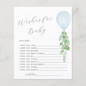 赤ちゃん青バルーン赤ちゃんシャワーゲームのご希望 (正面)