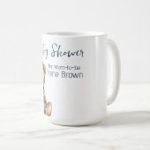 赤ちゃん魅力的シャワーのパーソナライズされたマグカップ コーヒーマグカップ (正面右)