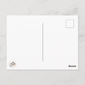 赤ちゃん魔女とカボチャ ポストカード (裏面)