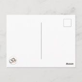 赤ちゃん魔女ハロウィン ポストカード (裏面)