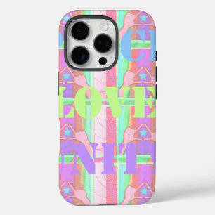 赤ちゃん キッズ ピース ラブ ユニティ ハクナマタタ デザイン iPhone 16 PROケース